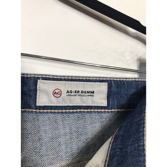 AG Women's 27 Hailey Ex-Boyfriend Roll-Up Jean Denim Shorts Distressed Everyday - Picture 6 of 9